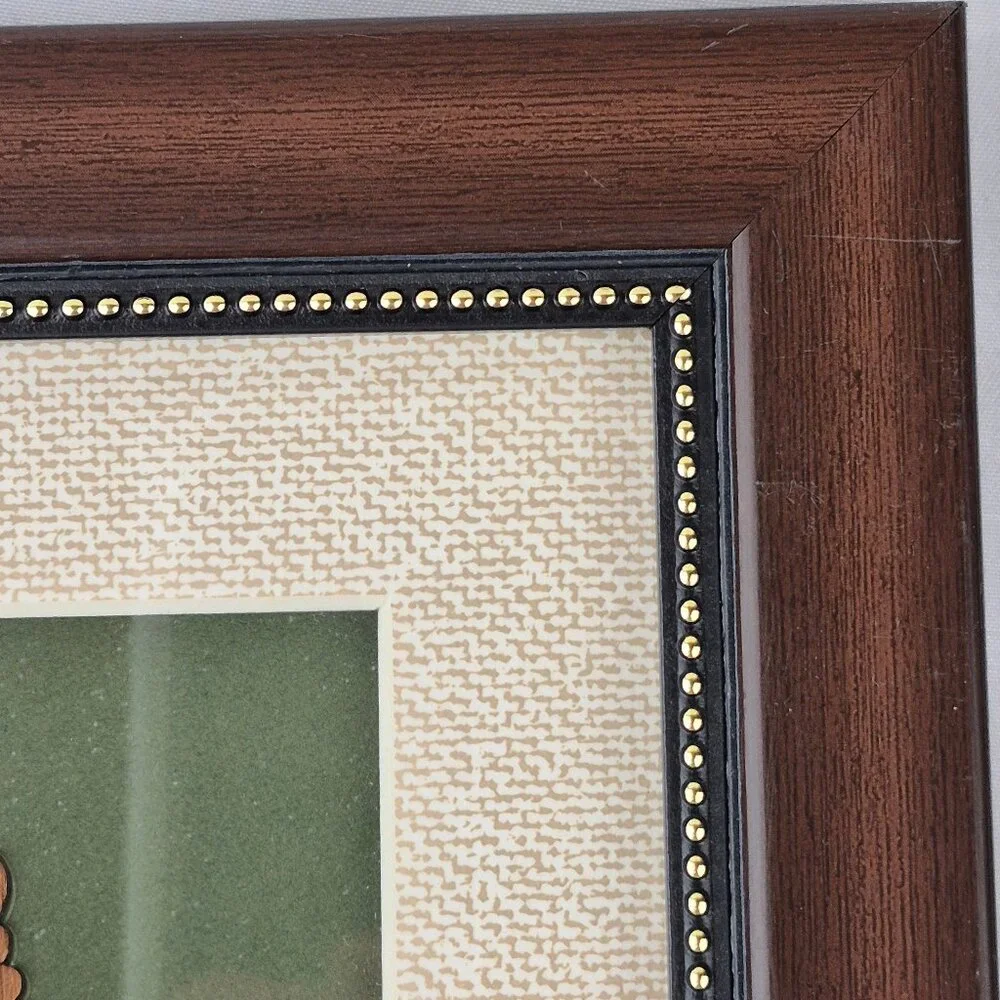 Mini Wooden Swan Laser Cut Framed Picture 8 x 8